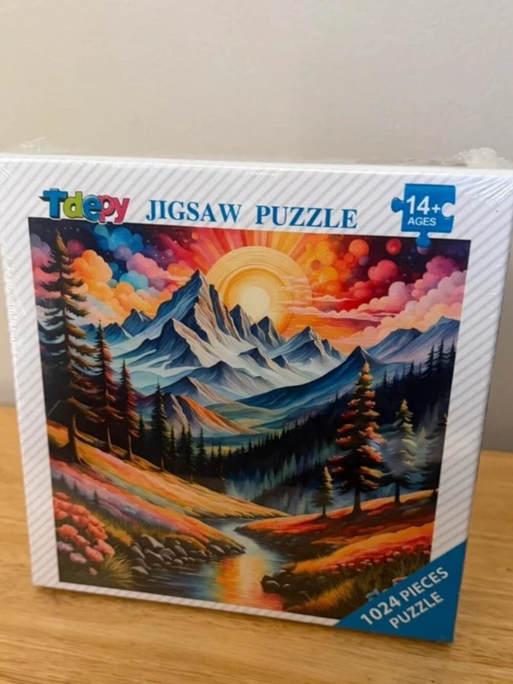 Tdepy Colorful Mountain Stream 1024 Piece Jigsaw Puzzle New Sealed